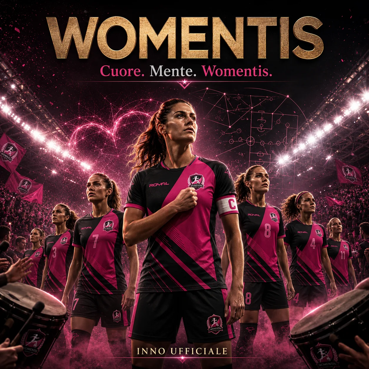 Copertina inno ufficiale WoMentis F.C.